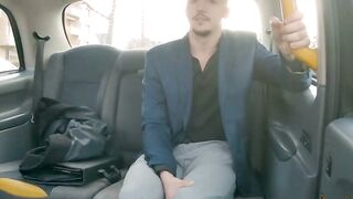 Taxi Ride Gone Wild! Passenger Fucks Sexually Frustrated Taxi Driver - Billie Star