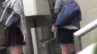 Peeing School Girls - Outdoor Piss Fun with Hot Asian Teens