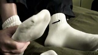 Foot Fetish Goddess - Foot Job with Hot Blonde Babe & Huge Load on Toes