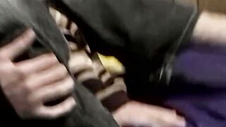 Horny Hunk's Footjob - Hot Twinks Jack Off While Watching Porn