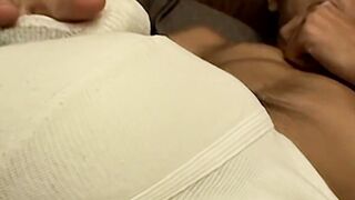 Straight Boy's Bulging Shorts - Hot Amateur Reveals Growing Dick