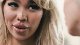 Step-Dad's Dirty Secret - Step daughter seduces her new Stepmom with Lesbian Sex