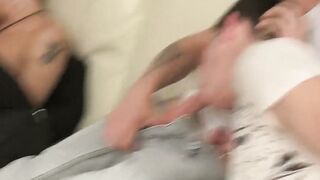 Group Sex Party - Twink Orgasm Fest Featuring Hot Guys Like Aaron Aurora & More