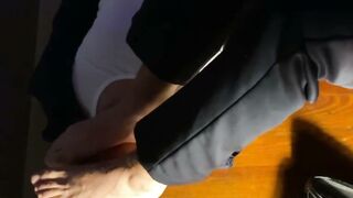 Dominant Mistress Makes Slave Eat Her Smelling Feet - Foot Fetish Humiliation