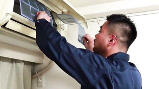 Hot Repair Man Fucked Hard By His Customer's Wife - Hiroya & Rio