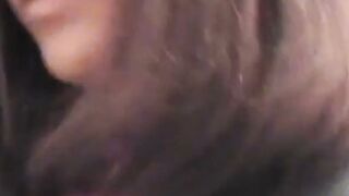 Asian Bombshell Facesitting - Peeing on Her Lover's Face in HD