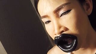 SheMale Domination - Peeing Dominatrix Throats Fetish Submissive Male