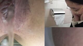Three Hottest Girls Share A Piss Party - POV