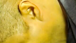 Barebacks Older Man - Teen Stroking Big Black Dick Before Raw Anal