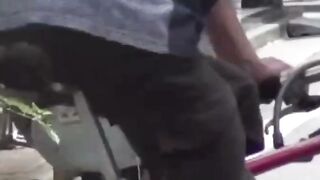 Japanese Teen Fashion Show - Outdoor Blue Jeans Skirt Dirty Talk