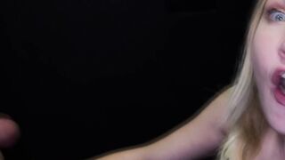 The cum matches your blue eyes, McKenna!