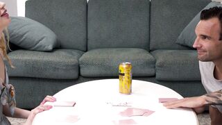 Teen Stepsiblings Strip Poker Game Turned Sexual Adventure