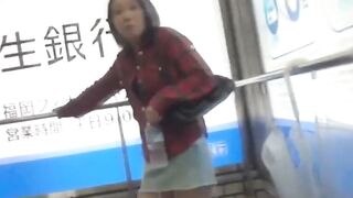 Exotic Business Woman - Office Voyeurs Peeping on Her Peeing
