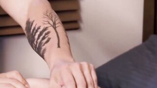 Asian Fist Porn Star Savage Deepthroat - Rose Bud Explosion in Huge Facial