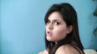 Chubby big boobed dark haired with tight cunt want's long penis