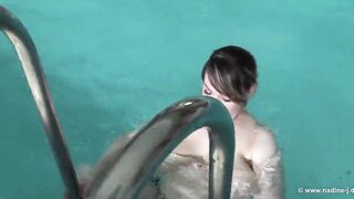 Micky Bells Boob Bouncing in the pool