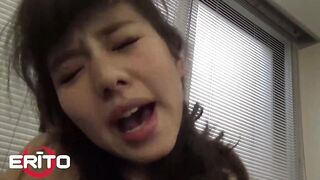 Erito - Dark Haired Asian babe Gets her Snatch Shaved & Screwed