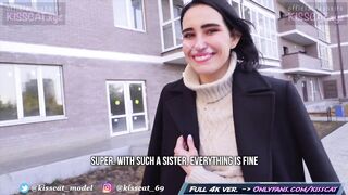Risky Anal Sex with Facial Cum Walk - Outside Agent Pickup Russian