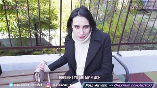 Risky Anal Sex with Facial Cum Walk - Outside Agent Pickup Russian