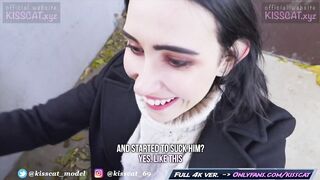 Risky Anal Sex with Facial Cum Walk - Outside Agent Pickup Russian