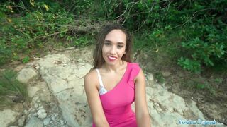 Public Agent Briana Bandares with a big pair of hooters