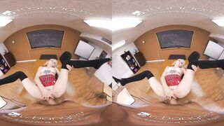 VR BANGERS Crazy little College Women Offers her Butthole for better Grades