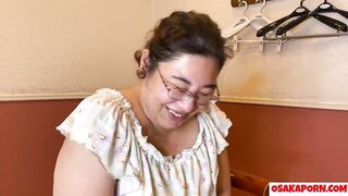 Fat Japanese Shows Chubby Body and Big Booty. Asian Talks about Sex