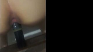 I Challenged her and she Screwed her Twat and Booty with a