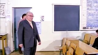 German students prank and plowed their teacher, upscaled to 4K