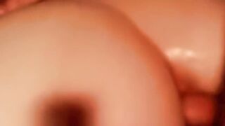 Her first Anal Sex Cum Flows out of the Ass, Loud Moans