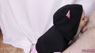 sluts Learns to Gives Oral Sex and Gets Cum inside Mouth