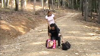 female domination dog training and ride