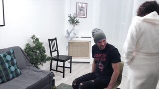 Hoe wifey fucks with her hubby's friends while he is