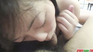 Hottie and sexual milf pervert Nobue Kashima toying and plowed