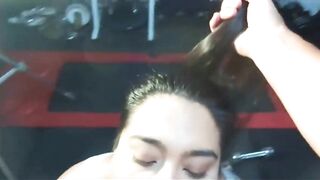 18YO DONNA WITH SUPER SEXY HUGE BOOBS GETS two CREAMPIE POWERLOADS