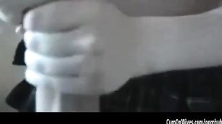 Erotic Long Dick Rubs Blowing and Long Jizzed