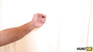 HUNT4K. cunt with mouth is shocked but still gets pounded by 1-time