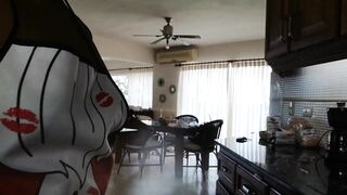 Cooking Skank - Beauty African Cook and Fucked inside the