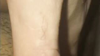 18 Year Old Squirts on my Rock Rough Penis