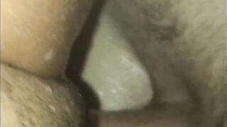 18 Year Old Squirts on my Rock Rough Penis