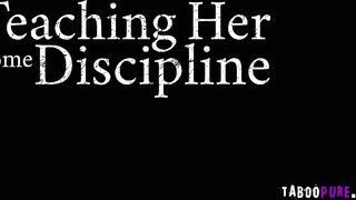 Disobedient barely legal Gia Derza punished sexually by her stepdad