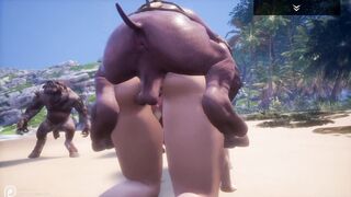 Wild Life - Blonde Long Booty vs Monsters
