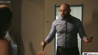 Poor Ex Wifey Maya Woulfe Fucks The Contractor