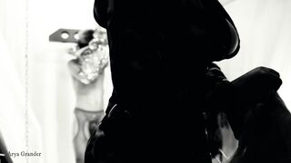 Home FETISH Fun, Gf with Fake-Dick and two Sissy, LockDown