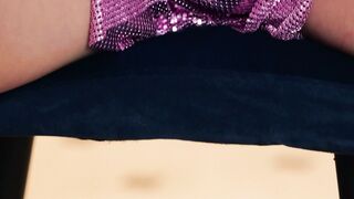 Teen Striptease Queen - Brunette Babe Kelsey-Joan Teases in High Heels