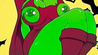 Halloween Famous Cartoon Characters Orgy