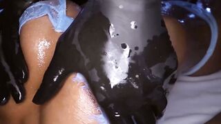 Erotic Massage Session with Black Beauty Septmeber Reign - POV