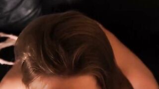 Teeny-Blondie's Sloppy Head - Ellie Moore Swallows Massive Load in POV