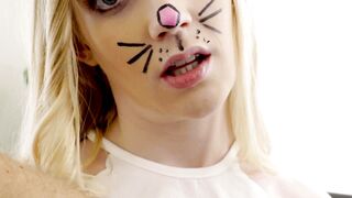 Petite Teen Bunny Rides Stepbrother's Big Dick - Sneaky Stepsister POV