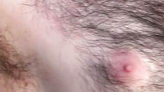 Hairiest Amateur Guy Sniffs Armpit & Jerking Off - Close-Up POV